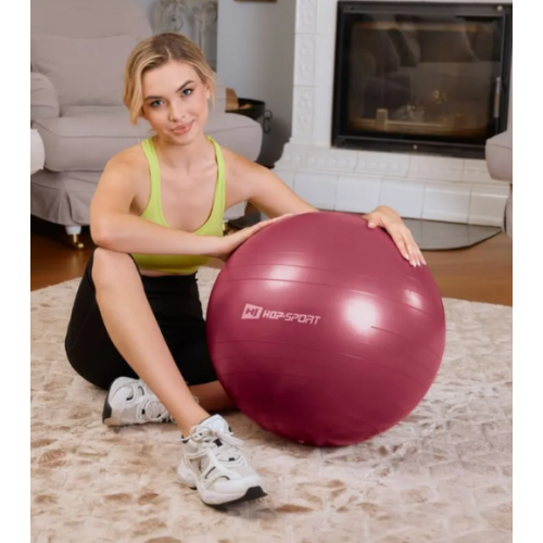 Фітбол  Hop-Sport 45cm HS-R045YB plump  + насос - фото №2